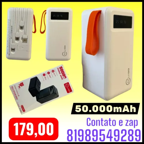 Carregador portátil 50.000mAh