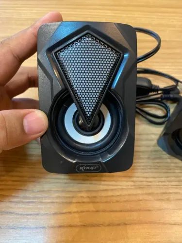 Caixa de Som Gamer 2.1 Com Led RGB Para Pc Notebook Computador USB P2