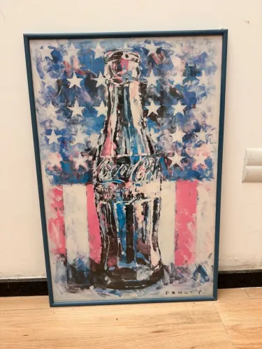 Quadro Decorativo Coca-Cola Pop Art