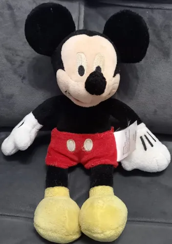 BONECO MICKEY MOUSE ORIGINAL DISNEY DE PELÚCIA  20 CM 