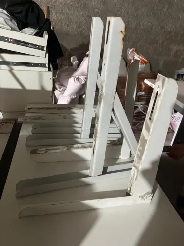 8 pares de mão francesa para ar condicionado em excelente estado