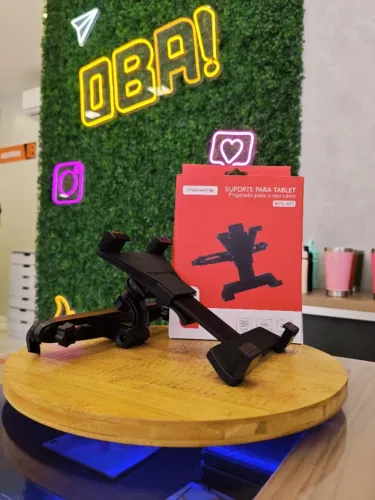 Suporte de Carro para Tablet Tomate - Praticidade e Visão Total em 360°