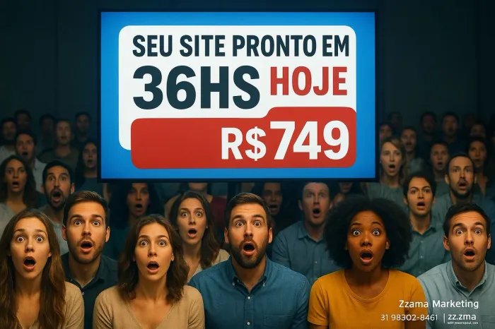 Site Profissional em tempo recorde