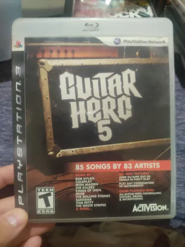 JOGO PS3 GUITAR HERO 5