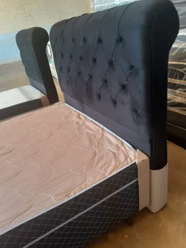 Cama box suporte solteiro 