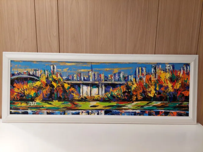 Quadro Ginásio Ibirapuera e Assembleia Legislativa