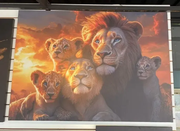 Quadro de familia de Leão