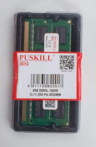MEMÓRIA RAM DDR3L 4GB FREQUÊNCIA 1600 PRA NOTEBOOK