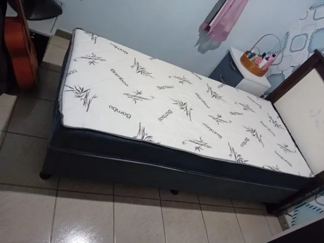 Cama Box com Colchão Bamboo