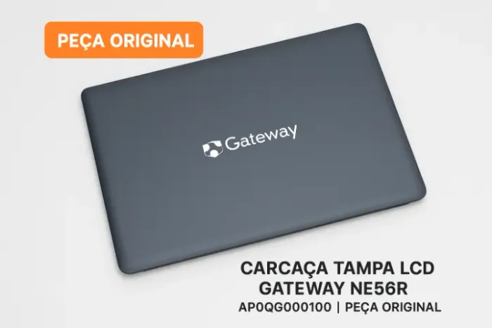 Carcaça Tampa LCD Gateway NE56R | AP0QG000100 | Peça Original