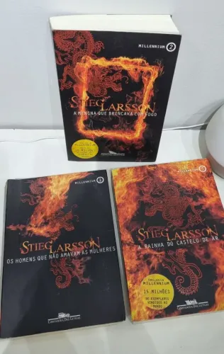 Livros Trilogia Millennium - Stieg Larsson