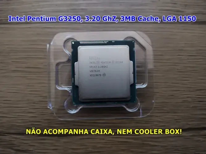 Processador Intel Pentium G3250, 3.20Ghz, 3mb Cache, LGA 1150 (Usado) - Acc Cartão / Pix