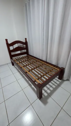 Cama Solteiro Madeira Maciça
