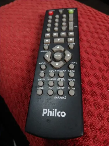 Controle remoto original Philco Karoke funcionando 