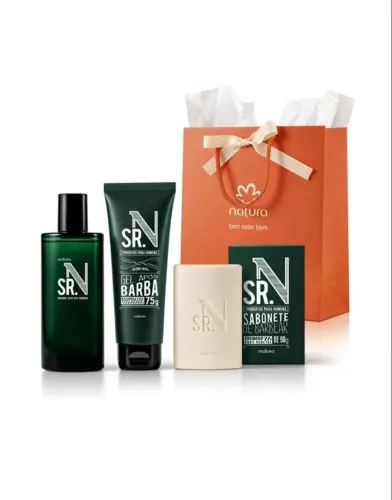 Kit Presente Dia dos Pais Sr. N Perfume Sabonete Promoção Natura