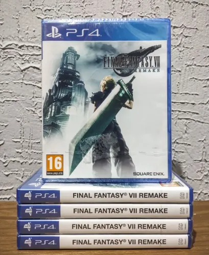 Final Fantasy VII Remake Ps4 Lacrado (Aceitamos seu jogo usado como pagamento)