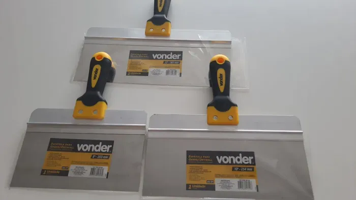 Espátulas para Gesso/Drywall Vonder - Diversos Tamanhos