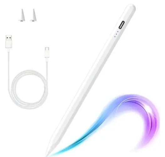 Caneta Stylus Touch C/ Palm Rejection Para iPad 9 10 Geração