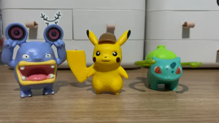 Kit com 3 bonecos Pokémon Burguer King 