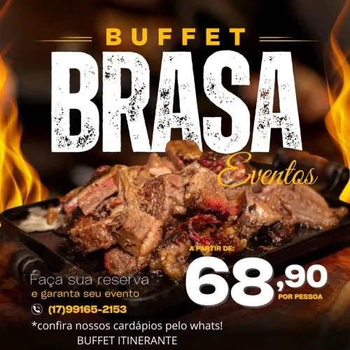 CHURRASQUEIRO COZINHEIRA BUFFET ITINERANTE