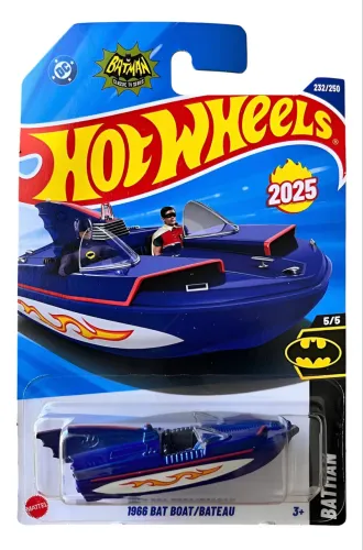 Hot Wheels Batman - 1966 Bat Boat/Bateau