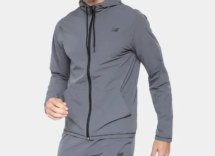 Jaqueta New Balance Active Masculina - Grafite