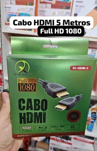 Cabo HDMI 5 metros Full HD 1080 XC-HDMI-5