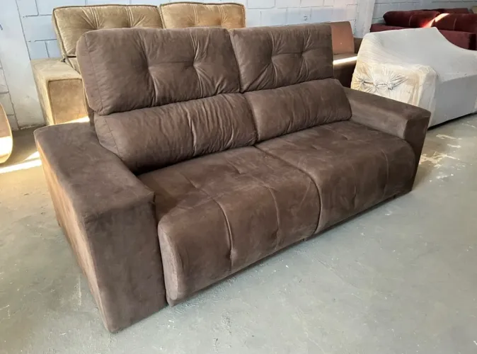 Sofá 2.00m Retrátil e Reclinável NOVO ( Direto da Fábrica )