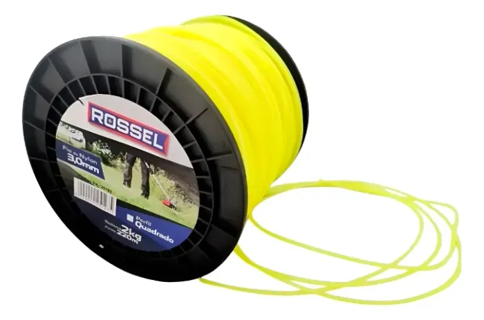 Fio Nylon Roçadeira 3mm Quadrado 