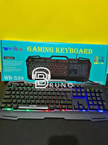 Teclado gamer led RGB