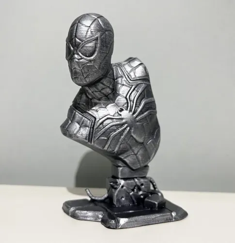 Busto Homem Aranha Impressão 3D Colecionável
