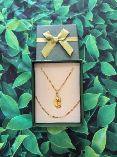 Cordão de Ouro 18K com Pingente