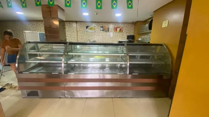 balcão vitrine expositor comercial