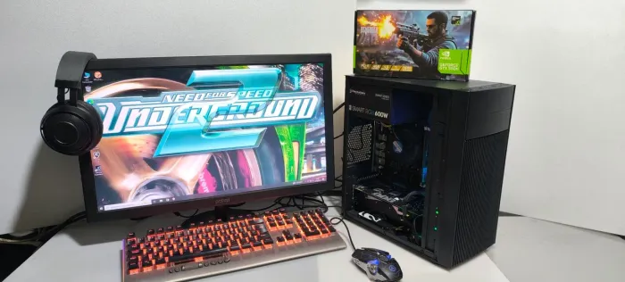 PC GAMER COMPLETO I5 3330 8GB DDR3 SSD 120GB+1TERA PLACA DE VÍDEO GTX 550 TI 4GB DDR5 
