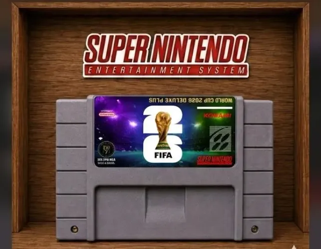 Jogo fita Futebol Super star soccer deluxe copa 2026  