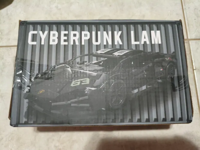 Bloco de montar Lamborghini preto