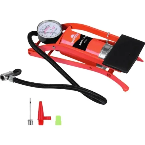 Bomba De Ar Pedal para Pneu Worker