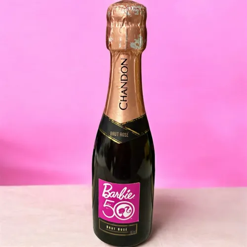 SILKGIRLSTORE ?  ? Mini Chandon Brut Rosé - Edição Especial BARBIE 50 Anos ?