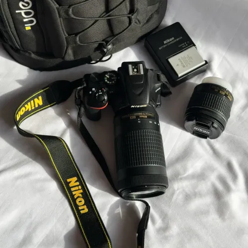 Nikon D3500 + 2 Lentes Nikon | Apenas 19 Mil Cliques | Kit Completo