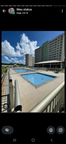 Apartamento 2 quartos, recém pintado, Condomínio Reserva Parque! ACEITA FINANCIAMENTO