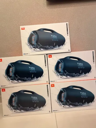 JBL Boombox 4 Azul Lacrada | Som Potente, Graves Impactantes e Qualidade JBL