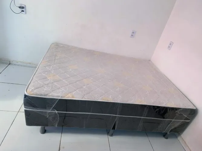 Cama box Casal De Espuma 