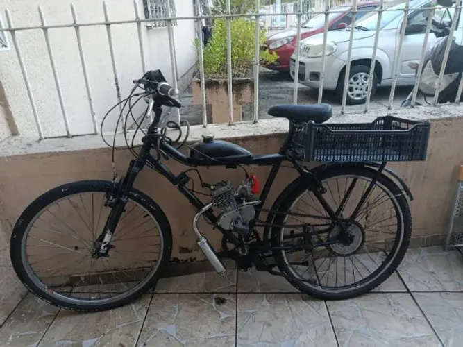 Bicicleta Motorizada 80cc (Aro 26) + Super Kit de Brindes! (Revisada)