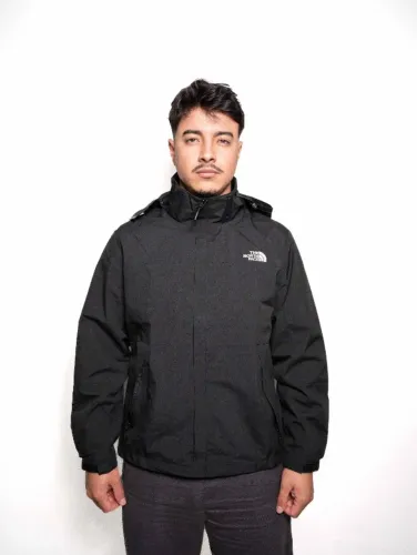 jaqueta corta vento masculina the north face preto