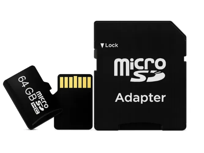 Cartão de Memória 64gb + Sd Adaptador
