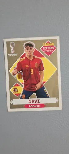 Vende-se figura da copa de 2022 GAVI, GOLD, EXTRA STICKER, ORIGINAL, JOGADOR DA ESPANHA