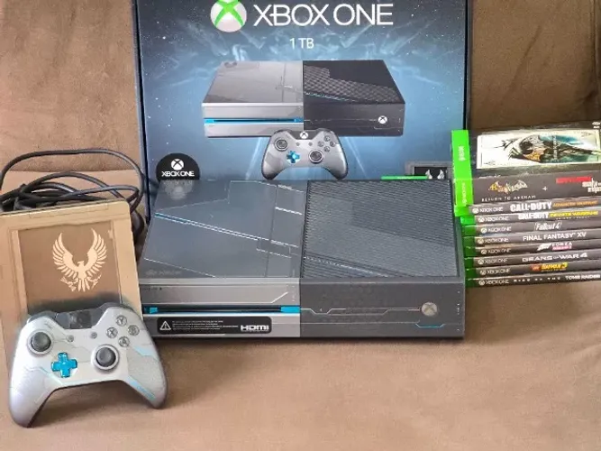 Console Xbox One 2TB Edição Especial Halo 5