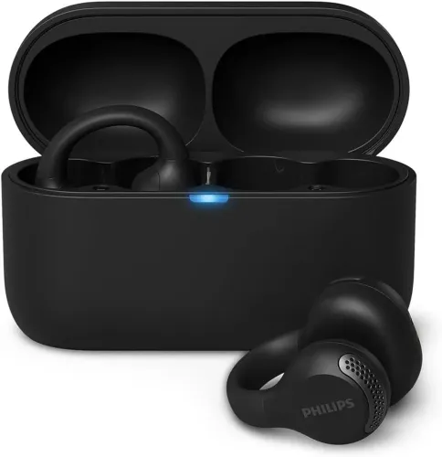 Fone Philips TWS Ear Clip Bluetooth TAQ2000BK/00 - Novo, Pouco Uso