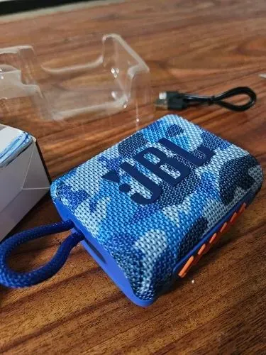 ? Caixa de Som Bluetooth Portátil USB - Azul