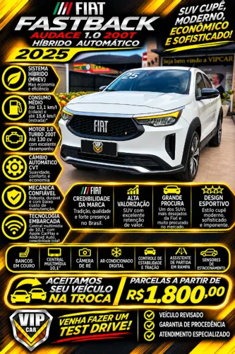 Fiat Fastback Audace 200 TB AUT (hibrído) 2025